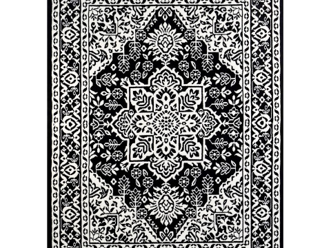 Bohemian Rug for Living Room 3D 模型