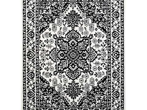 Bohemian Rug for Living Room 3D 模型