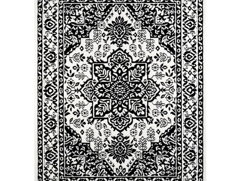 Bohemian Rug for Living Room 3D Model