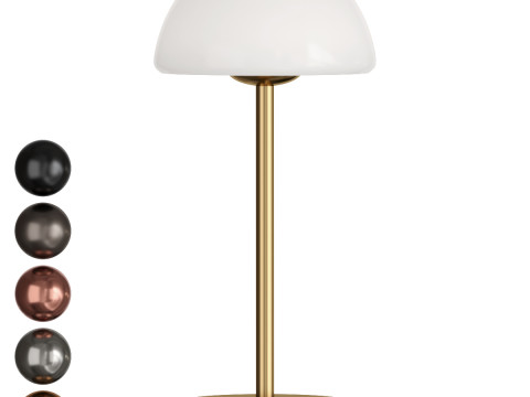 Modern Minimalist Iron Table Lamp Model 3D