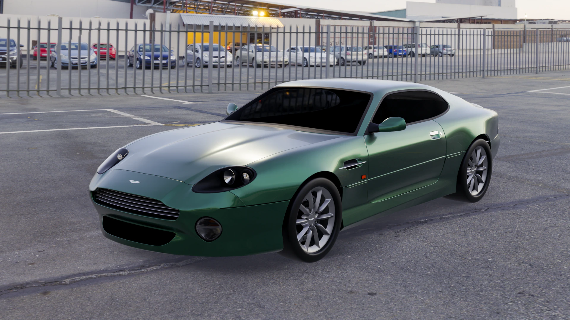 2000 アストンマーティン DB7 ヴァンテージ クーペ 3Dモデル .c4d .max .obj .3ds .fbx .stl .blend 