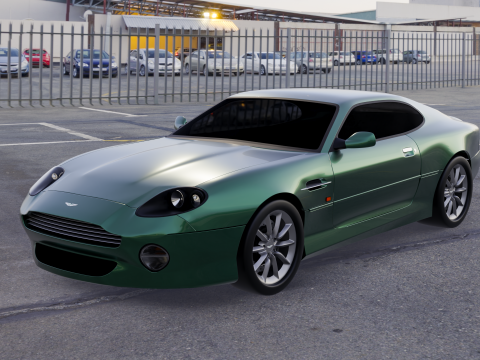 2000 Aston Martin DB7 Vantage Coupe 3Dモデル