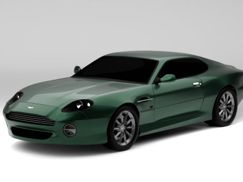2000 Aston Martin DB7 Vantage Coupe 3Dモデル