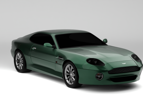 2000 Aston Martin DB7 Vantage Coupe 3Dモデル
