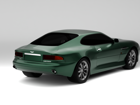 2000 Aston Martin DB7 Vantage Coupe 3Dモデル