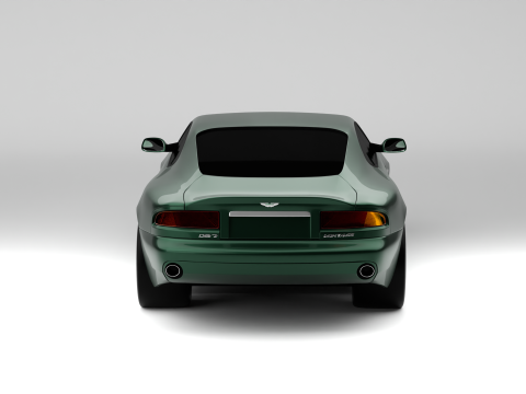 2000 Aston Martin DB7 Vantage Coupe 3Dモデル