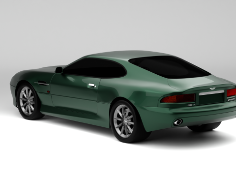 2000 Aston Martin DB7 Vantage Coupe 3Dモデル
