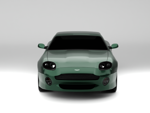 2000 Aston Martin DB7 Vantage Coupe 3Dモデル