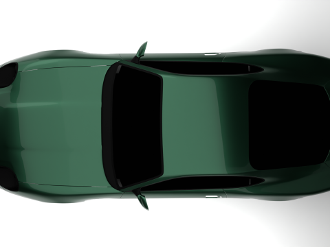 2000 Aston Martin DB7 Vantage Coupe 3Dモデル