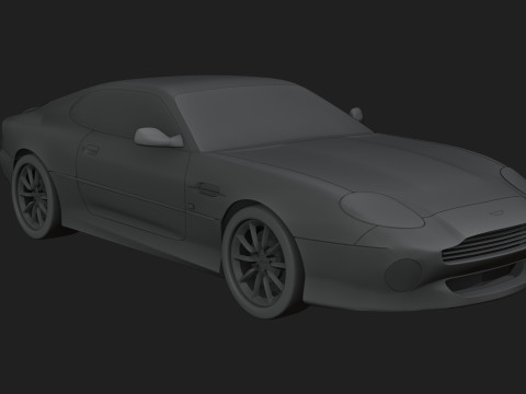 2000 Aston Martin DB7 Vantage Coupe 3Dモデル
