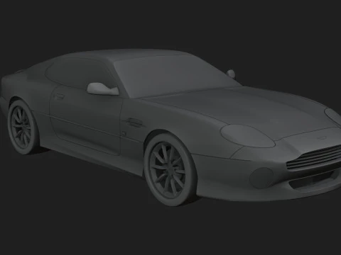 2000 アストンマーティン DB7 ヴァンテージ クーペ 3Dモデル
