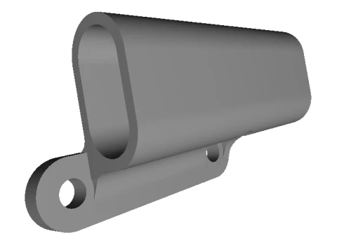Cricket Lighter folder for knife sheath SDOK EDC DC53 3D Print Model
