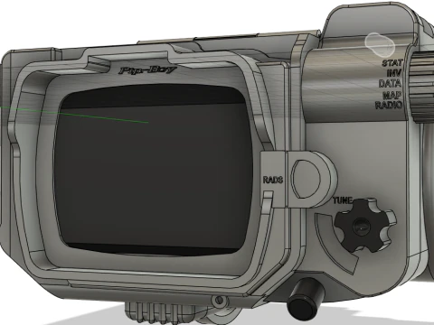 Raspberry Pi Pip-Boy 3000 Mk V Fallout Amazon Prime TV Show Model 3D Print Model