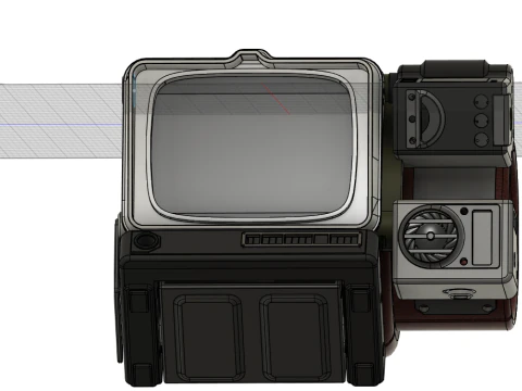 Pip-Boy 2000 MK VI Raspberry Pi Fallout 76 3D Print Model