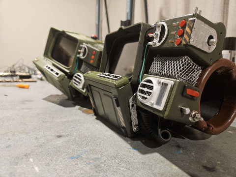 Pip-Boy 2000 MK VI Raspberry Pi Fallout 76 3Dプリントモデル