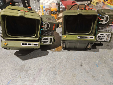 Pip-Boy 2000 MK VI Raspberry Pi Fallout 76 3Dプリントモデル