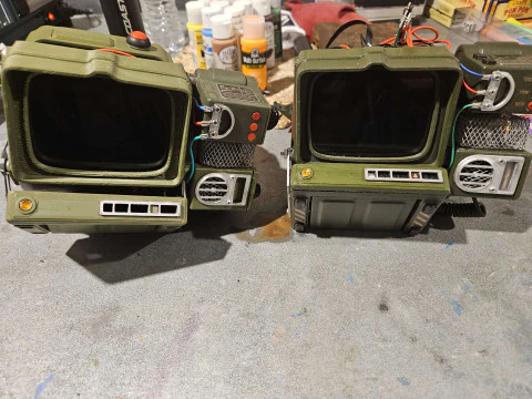 Pip-Boy 2000 MK VI Raspberry Pi Fallout 76 3Dプリントモデル