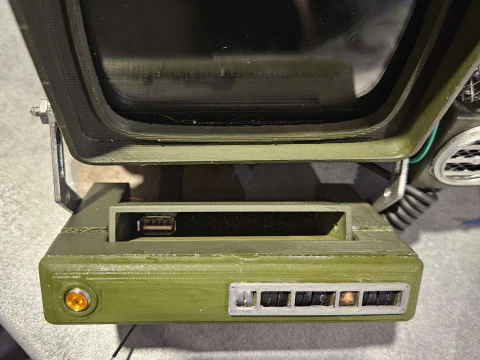 Pip-Boy 2000 MK VI Raspberry Pi Fallout 76 3Dプリントモデル