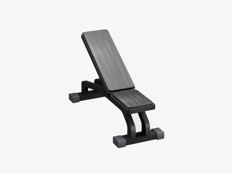 Low Poly Gym Equipments Modelo 3D