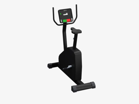 Low Poly Gym Equipments 3D Model