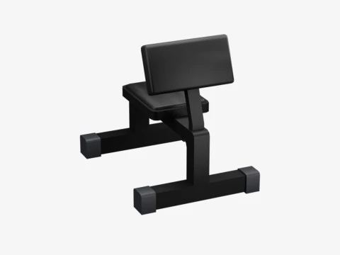 Low Poly Gym Equipments 3D Model