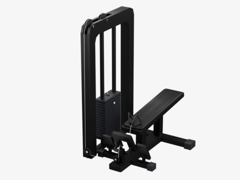 Low Poly Gym Equipments Modelo 3D