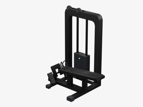 Low Poly Gym Equipments Modelo 3D