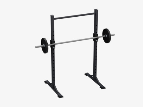 Low Poly Gym Equipments Modelo 3D