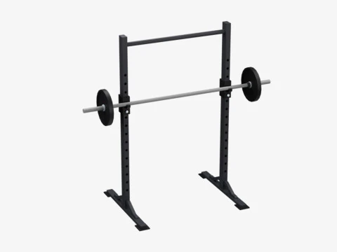Low Poly Gym Equipments 3D Model