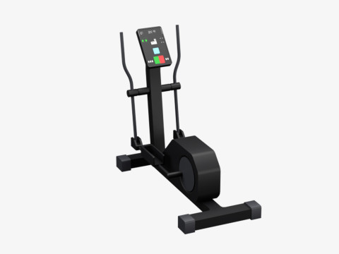 Low Poly Gym Equipments Modelo 3D