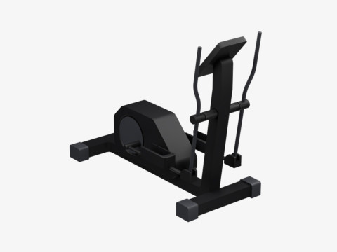 Low Poly Gym Equipments Modelo 3D