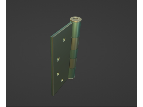 Door hinge 3D-Modell