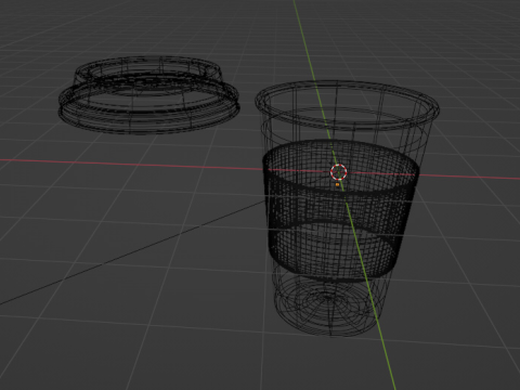 Glass Coffe 3D Модель