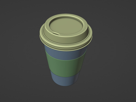 Glass Coffe 3D Модель