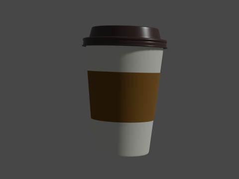 Glass Coffe 3D Модель