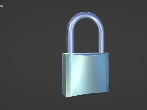 Padlock 3D Model