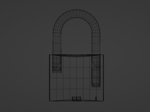 Padlock 3D Model