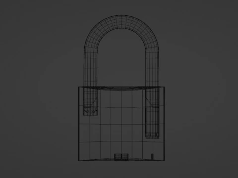 Candado Modelo 3D