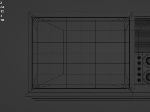 Older TV 3D Model