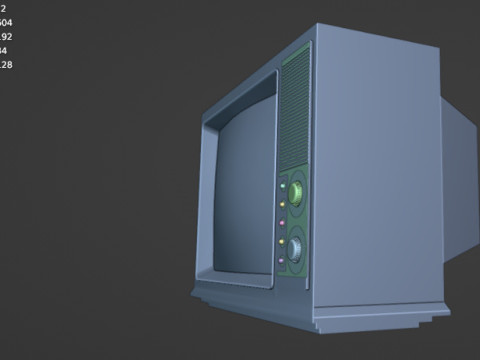 Older TV 3D Model