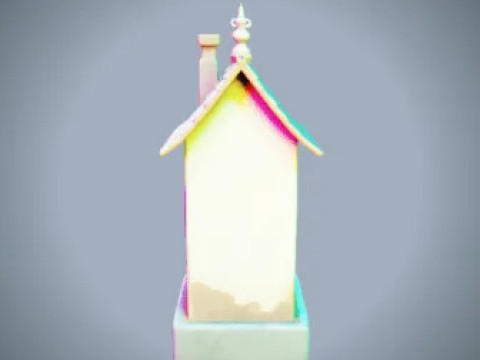 COZY COTTAGE HOUSE - 3D PRINTABLE MODEL FOR MINIATURES DIORAMAS 3D Print Model