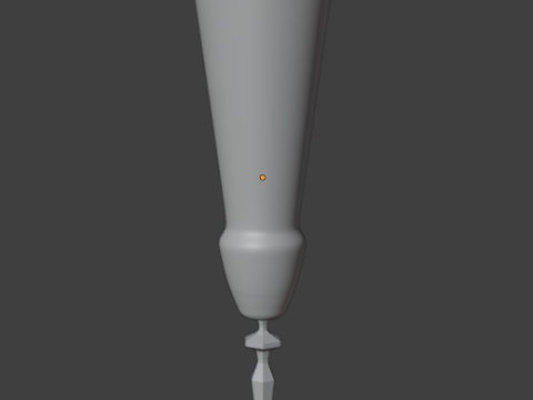 Glass of champagne 3Dモデル