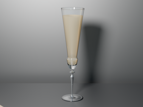Glass of champagne Modelo 3D