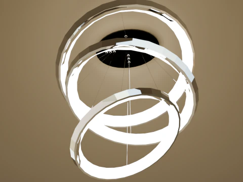 Modern chandelier 3D Model