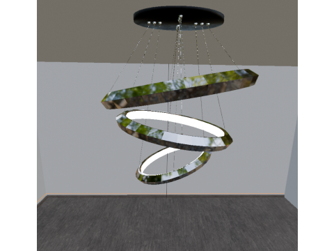 Modern chandelier 3D 모델