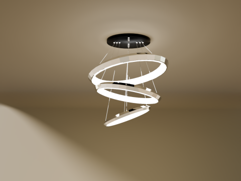 Modern chandelier 3Dモデル