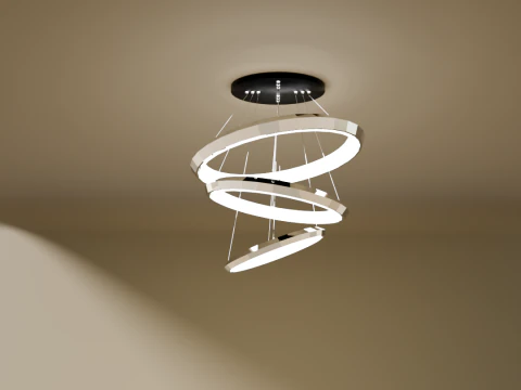 Modern chandelier 3D Model