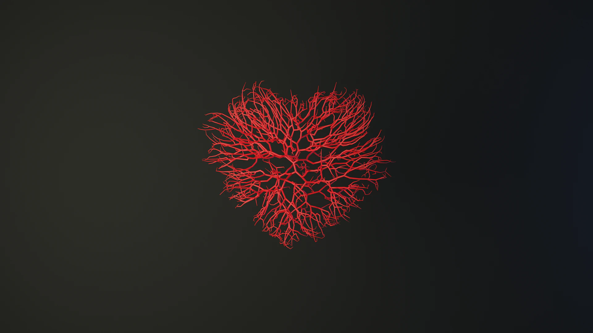 Unrolling Growing Heart Animation Heart shape made out of wires 3D Model .c4d .max .obj .3ds .fbx .stl .blend 