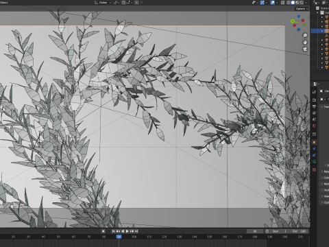 Growing Tree in a shape of Heart Unrolling growing animation Love symbol 3Dモデル