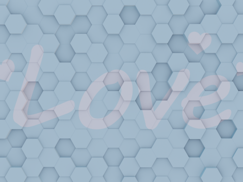 Abstract Hexagon grid seamless loop animation 1 10s 300 frames 3Dモデル